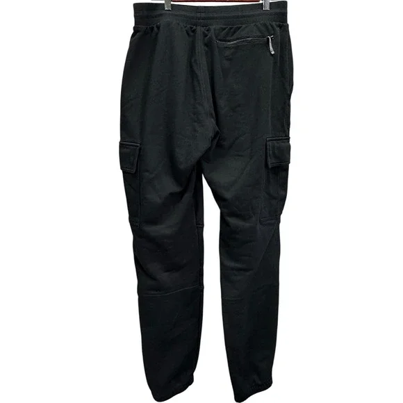 Alo Yoga Mens Highline Black Cargo Joggers Sweatpants Athletic Pants Size Large - Picture 2 of 6